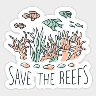 SAVE THE REEFS Sticker